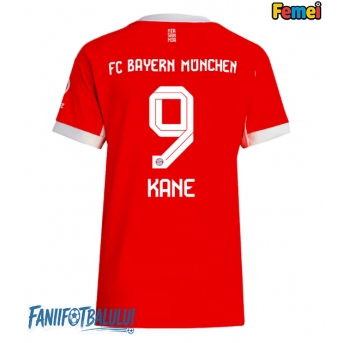 Bayern Munich Harry Kane #9 Tricou Fotbal Replică 2025-26 Femei Acasa